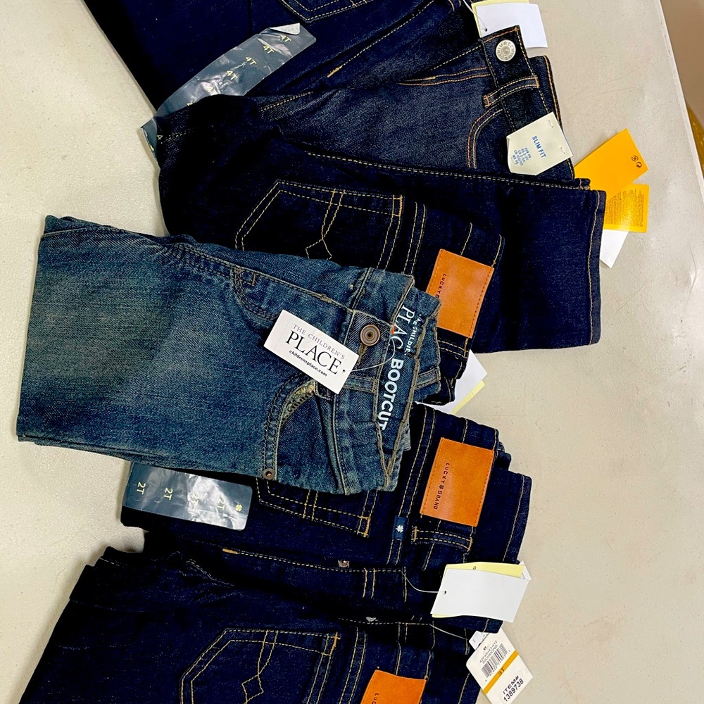 Girls denim jeans (sizes 2T-4T)